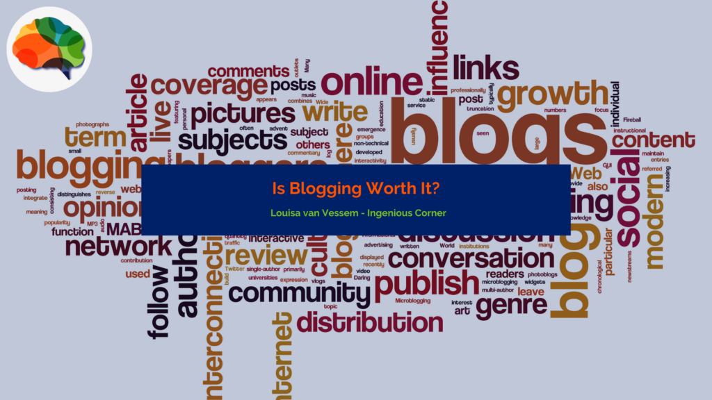 Word cloud for blogging